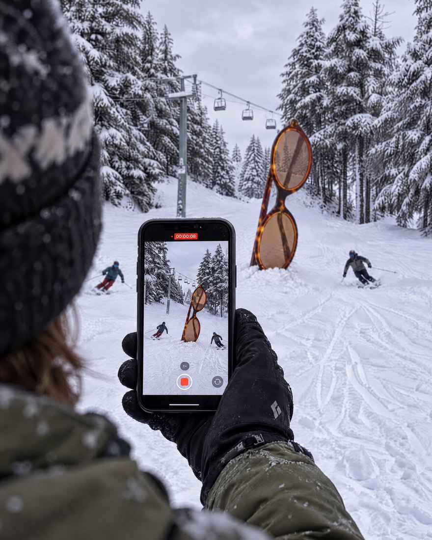 Lnko × A/conic, la monture géante filmée au téléphone sur une piste d'Ifrane