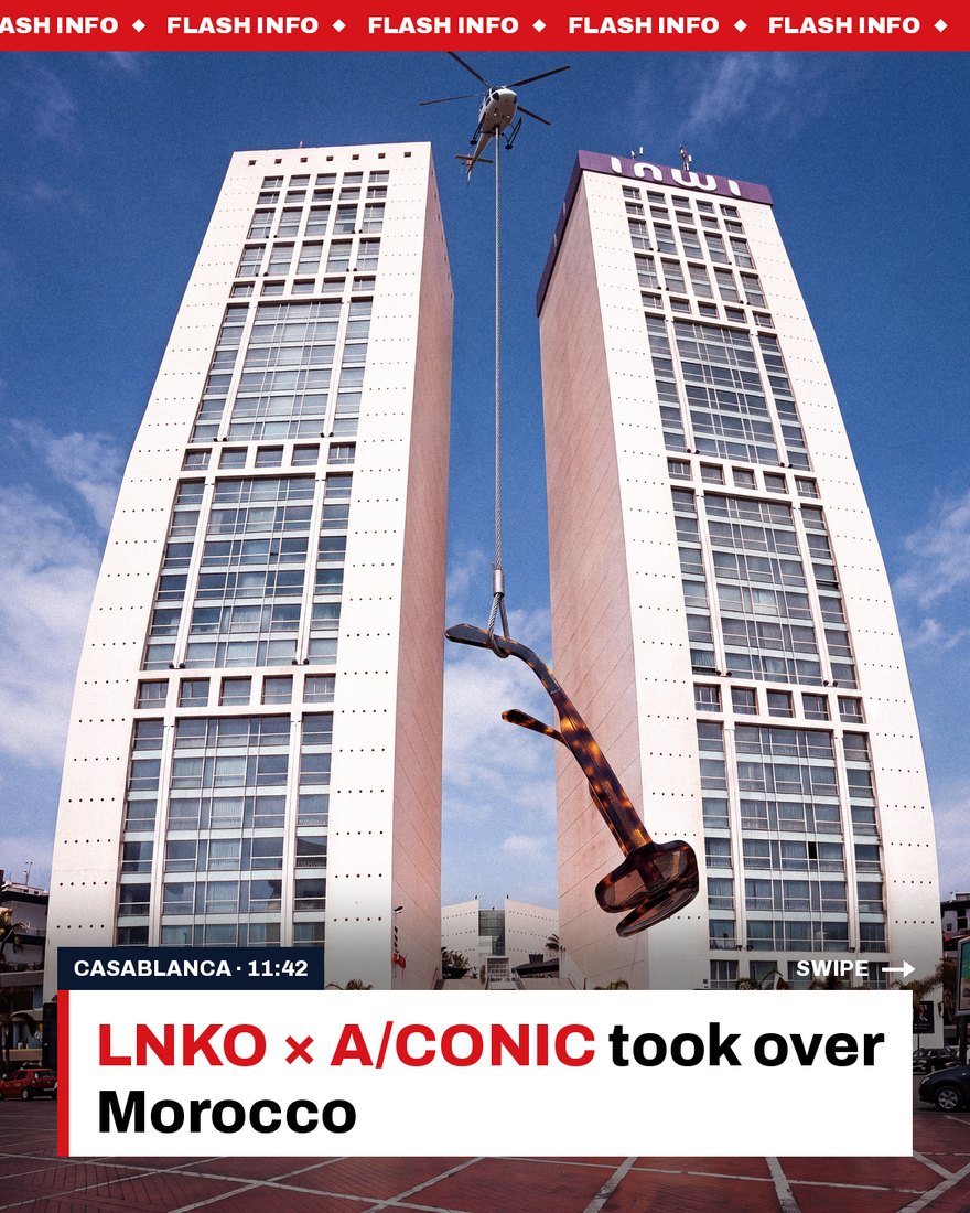 Cover flash info : Lnko × A/conic took over Morocco